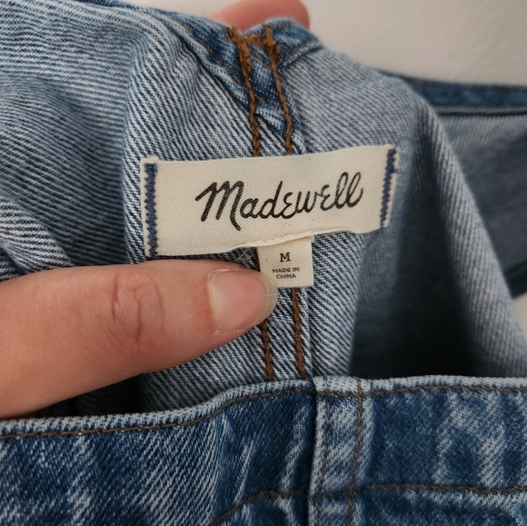 Madewell Adirondack Short Overalls in Wrightwood Wash Size M - Picture 5 of 6